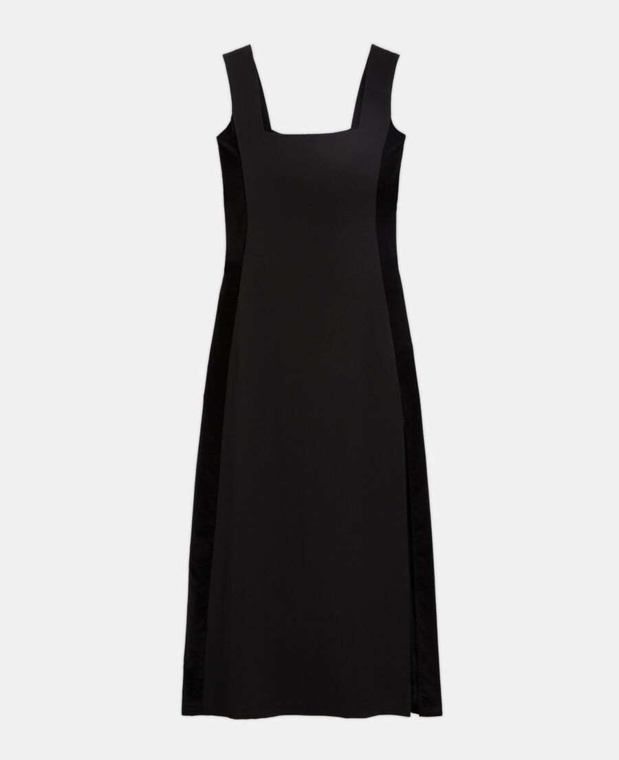 vestido largo negro
