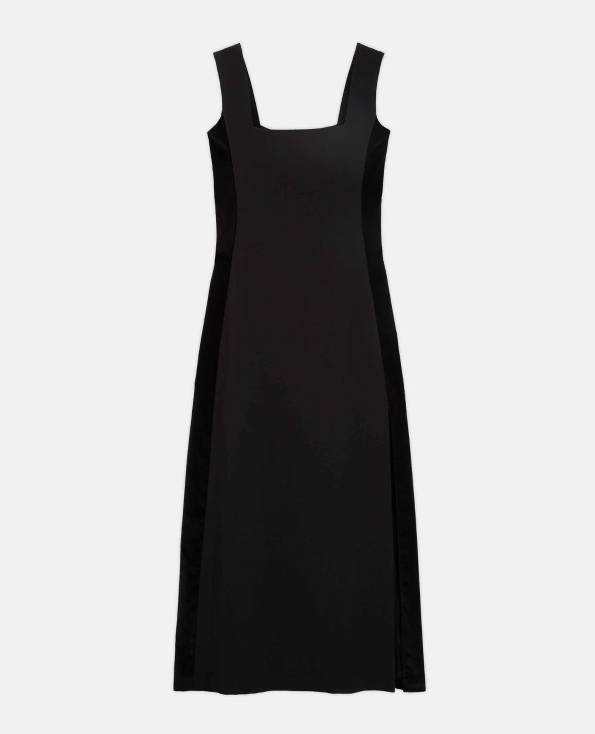 Vestido largo negro, BLACK, hi-res image number null