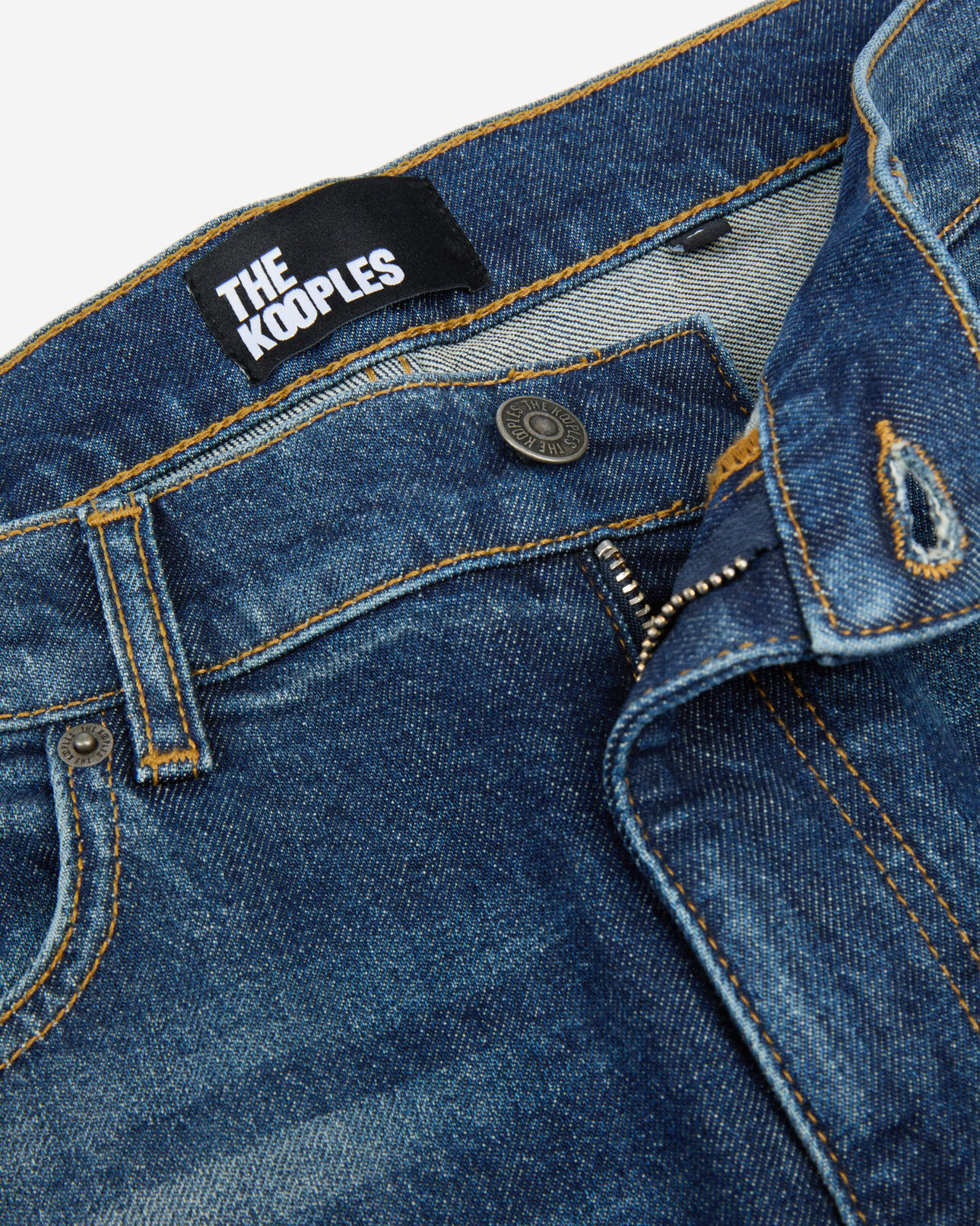 The Kooples HOMME BLUE ELECTRIC jean slim bleu