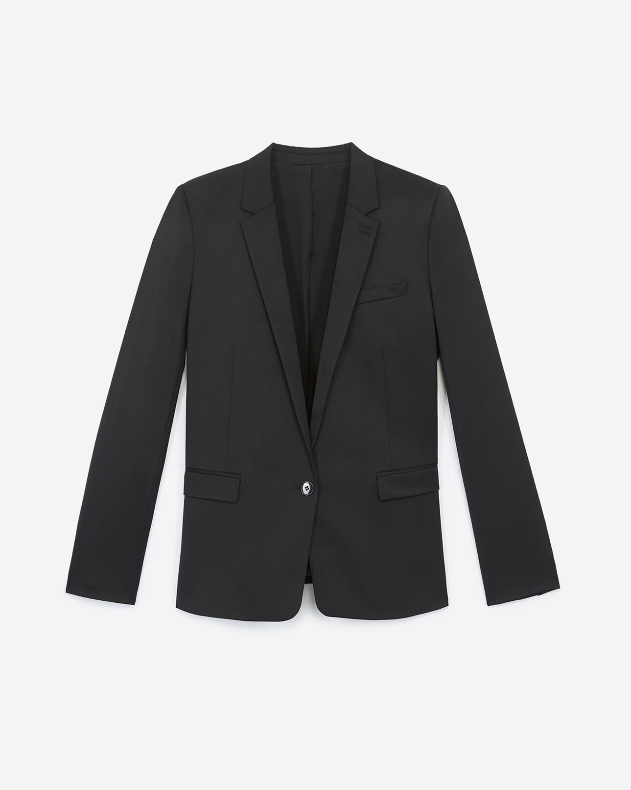 The Kooples WOMEN BLACK black suit jacket