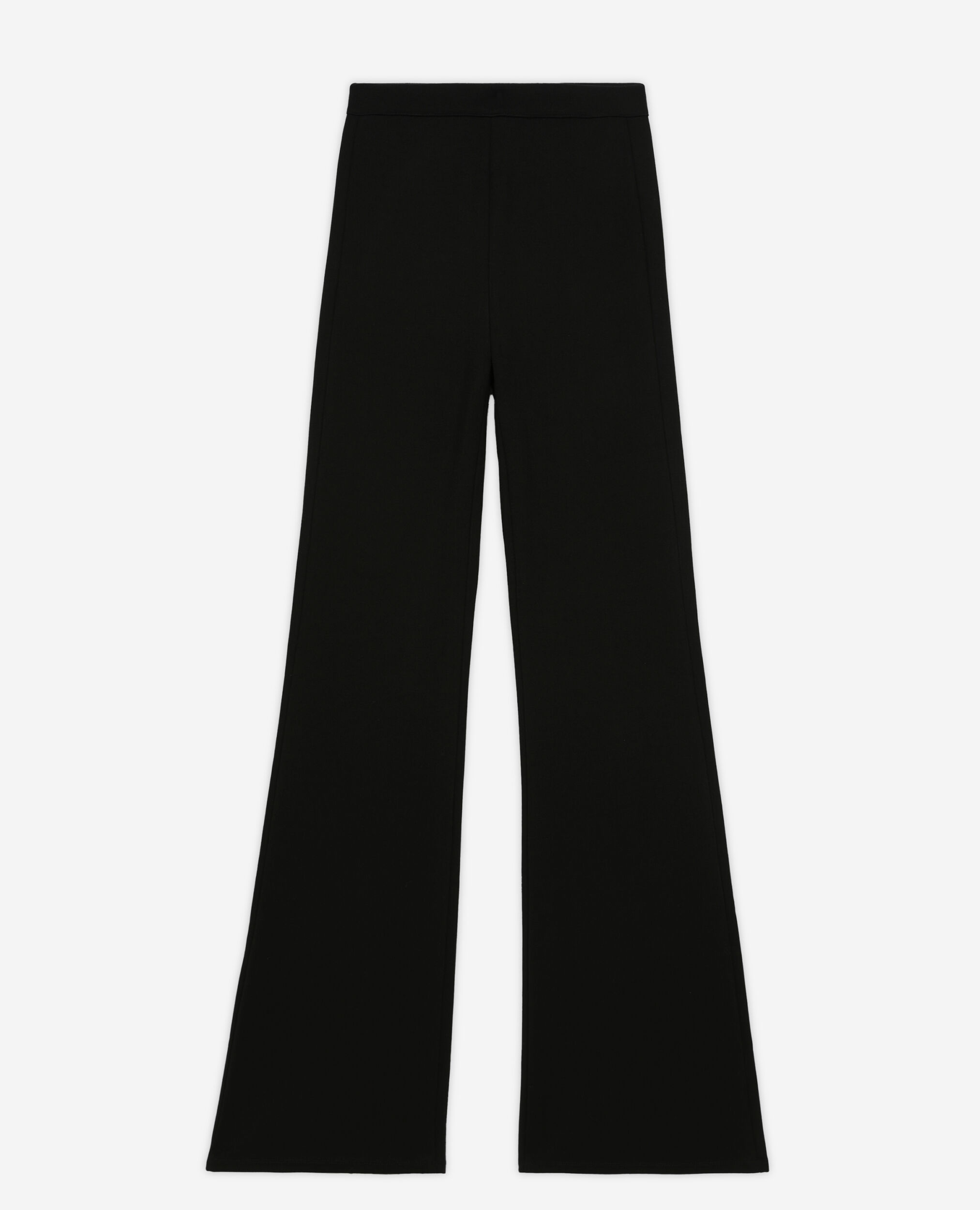 Flared black pants, BLACK, hi-res image number null