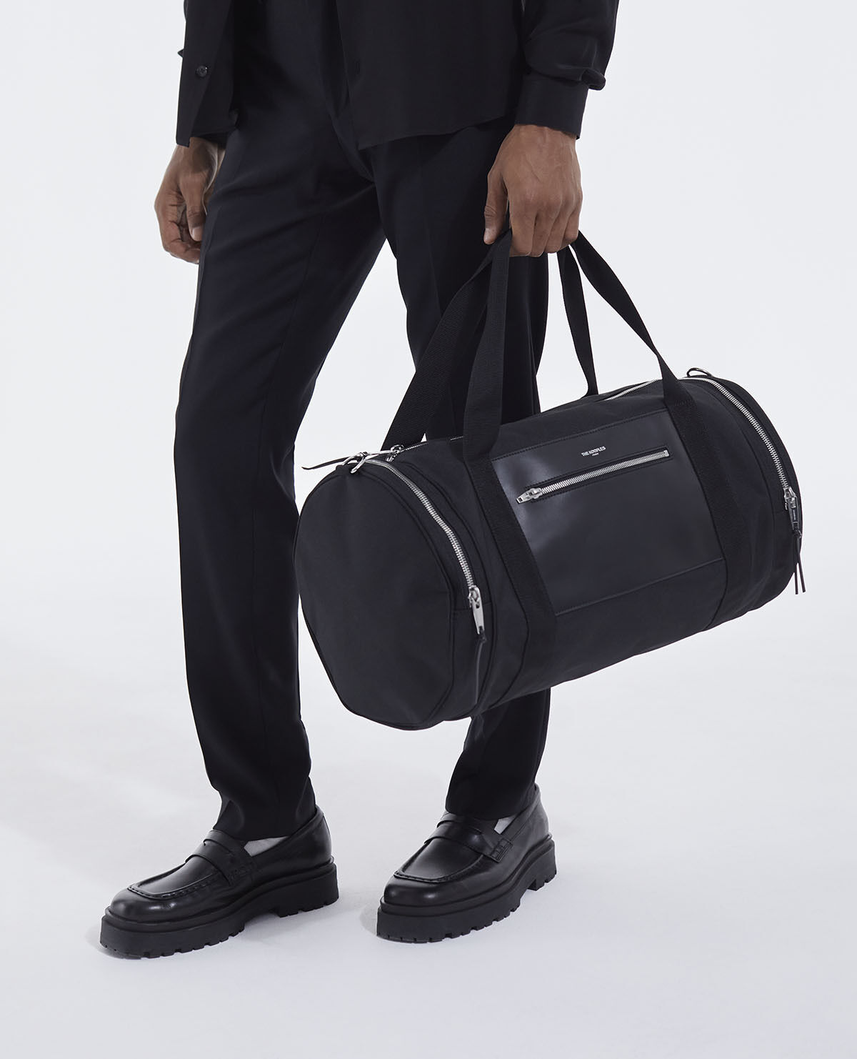 Leather hot sale sports holdall