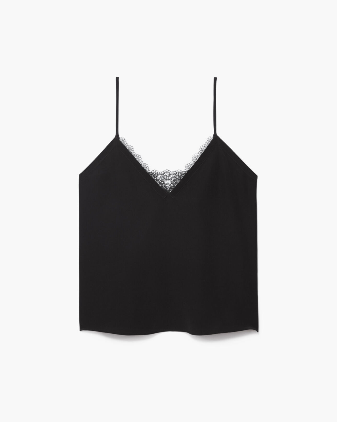 The Kooples F BLACK black lace top