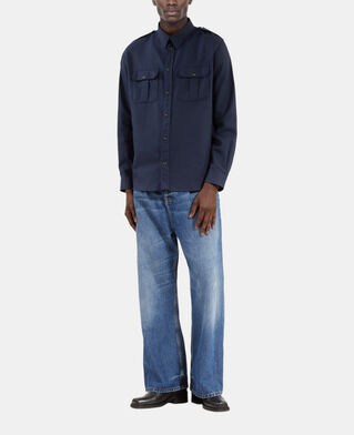 The Kooples MEN NAVY navy blue shirt