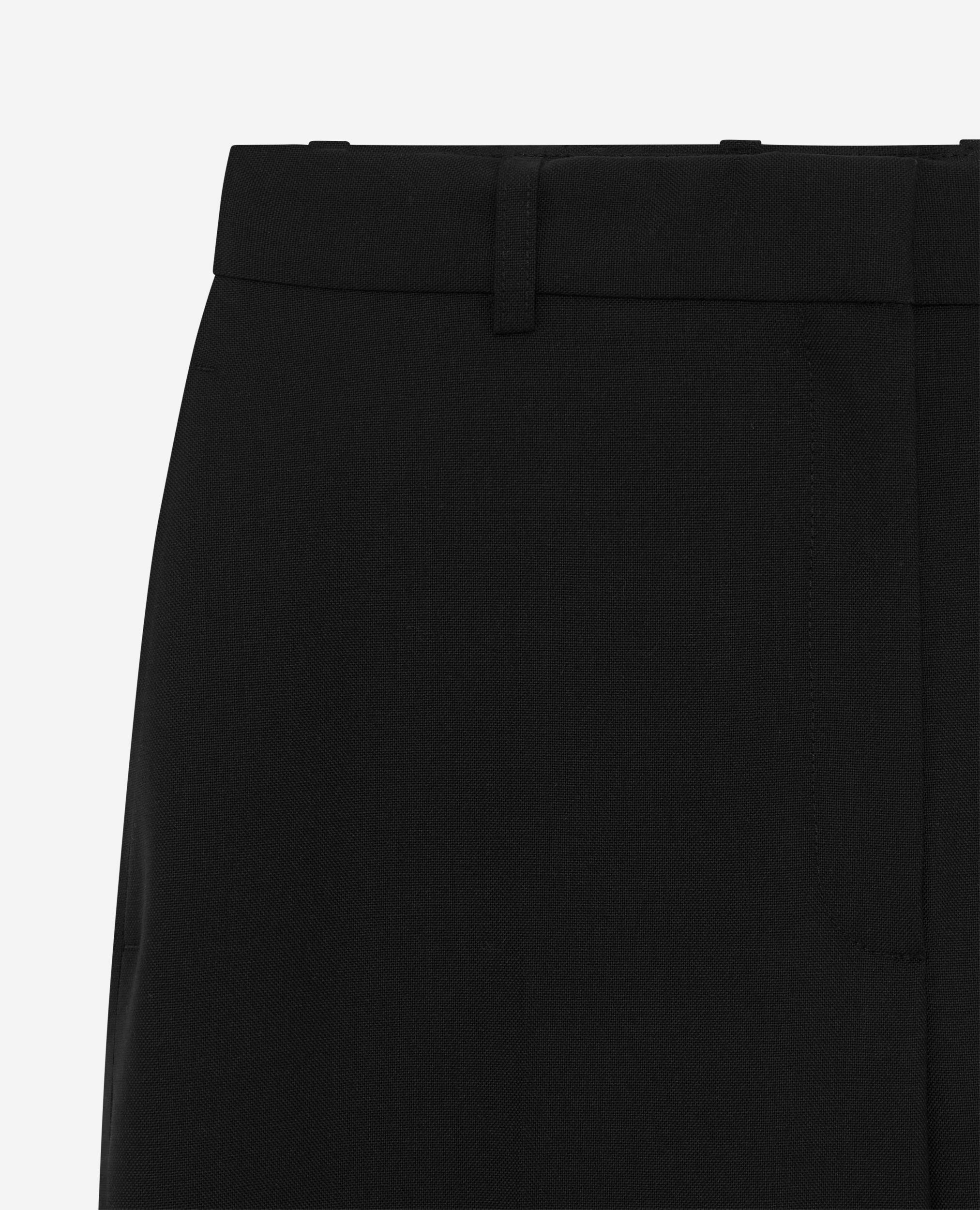 Weite Hose mit schwarzem Revers, BLACK, hi-res image number null