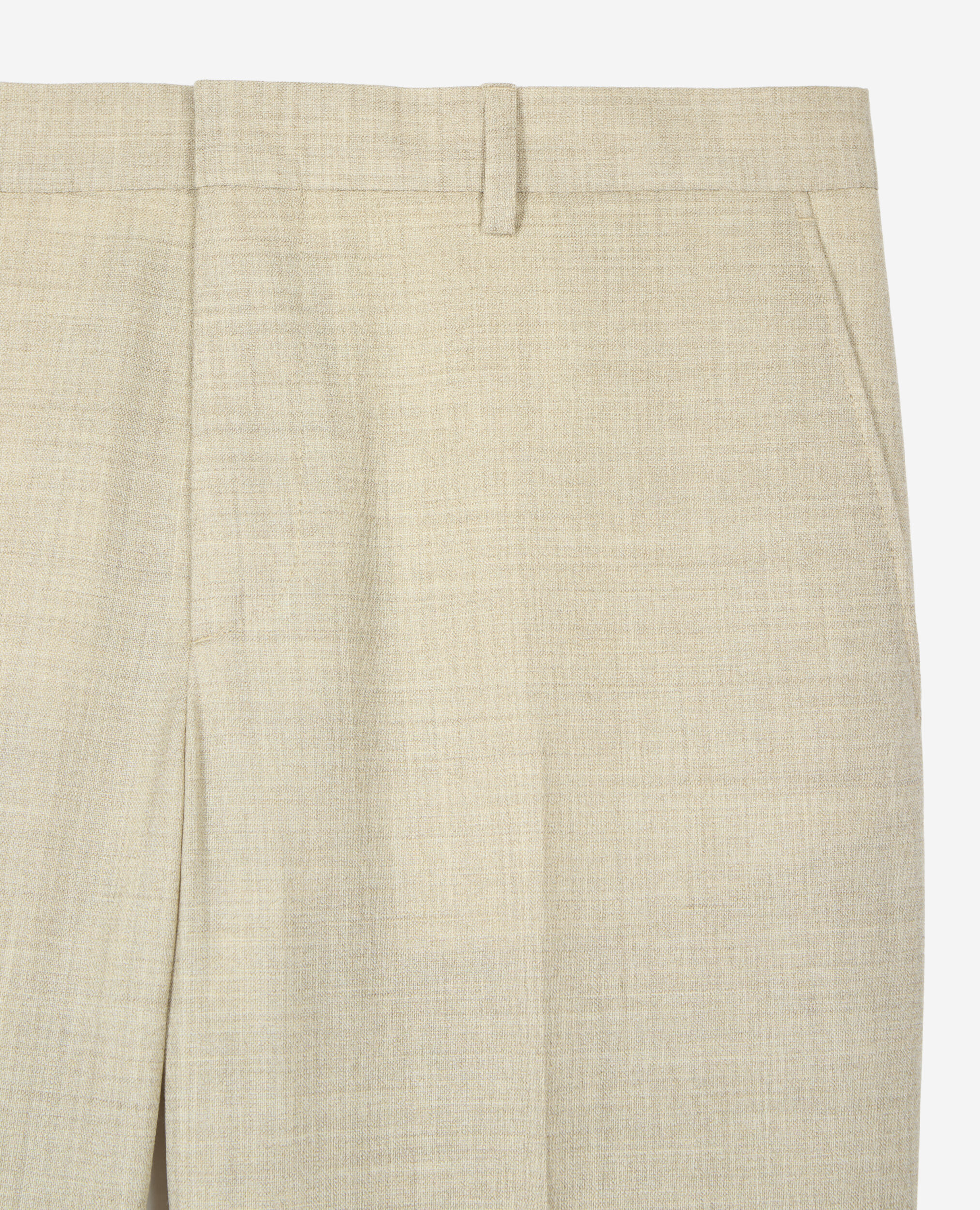 Pantalón traje beige lana, BEIGE, hi-res image number null