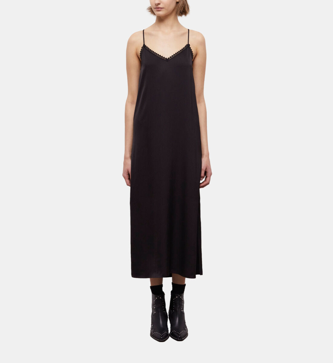 Zara robe cheap longue dentelle