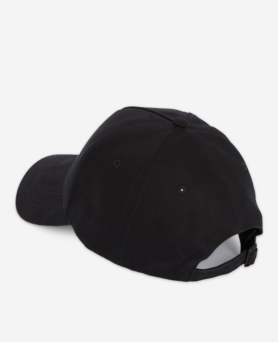 The Kooples MIXED BLACK black logo cap