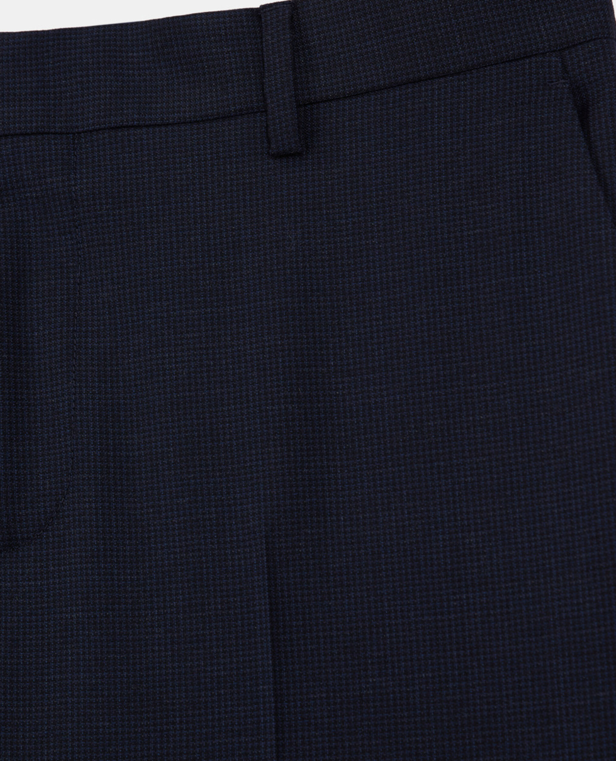 Navy blue wool suit pants, NAVY, hi-res image number null