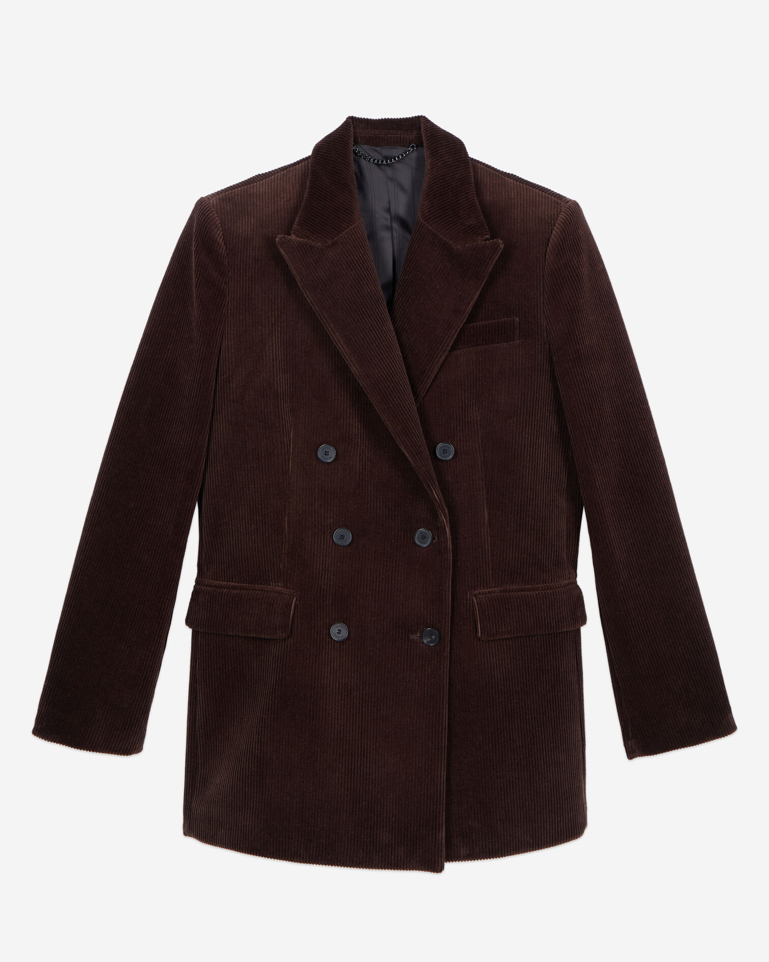 Brown corduroy suit jacket, BROWN, hi-res image number null