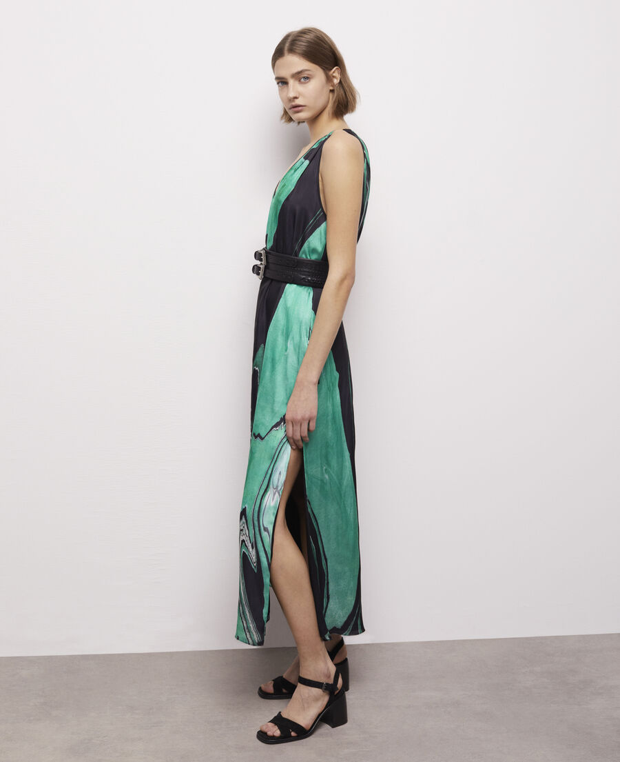 printed long dress