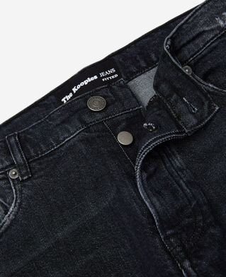The Kooples MEN BLACK WASHED grey fit destroy jeans