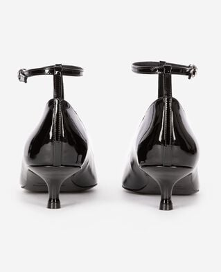 The Kooples WOMEN BLACK heeled pumps with black strap