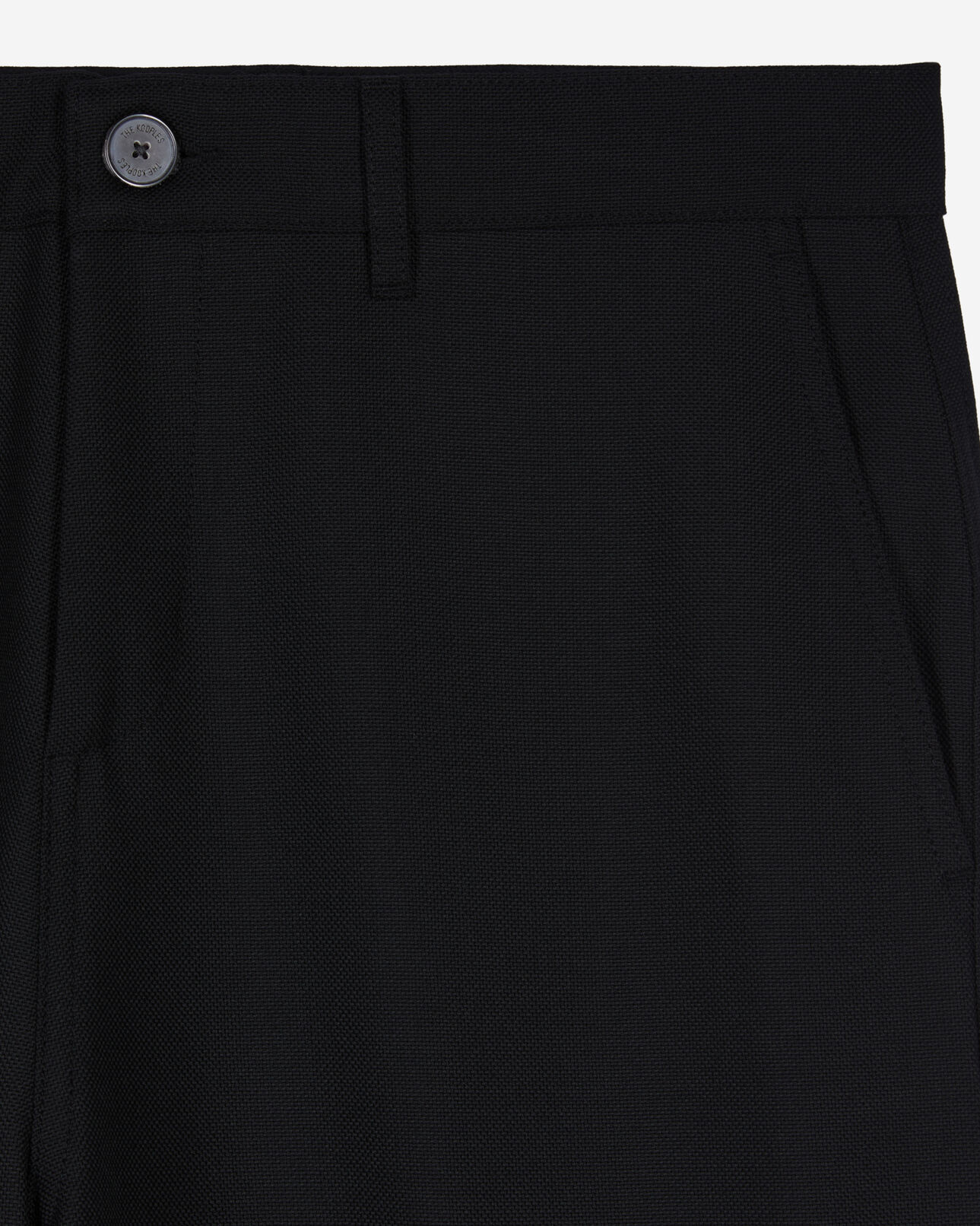 The Kooples HOMME BLACK pantalon noir