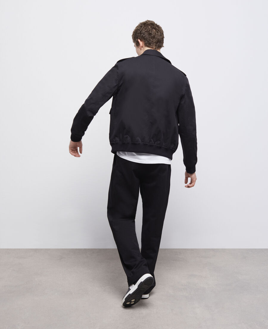 black jacket