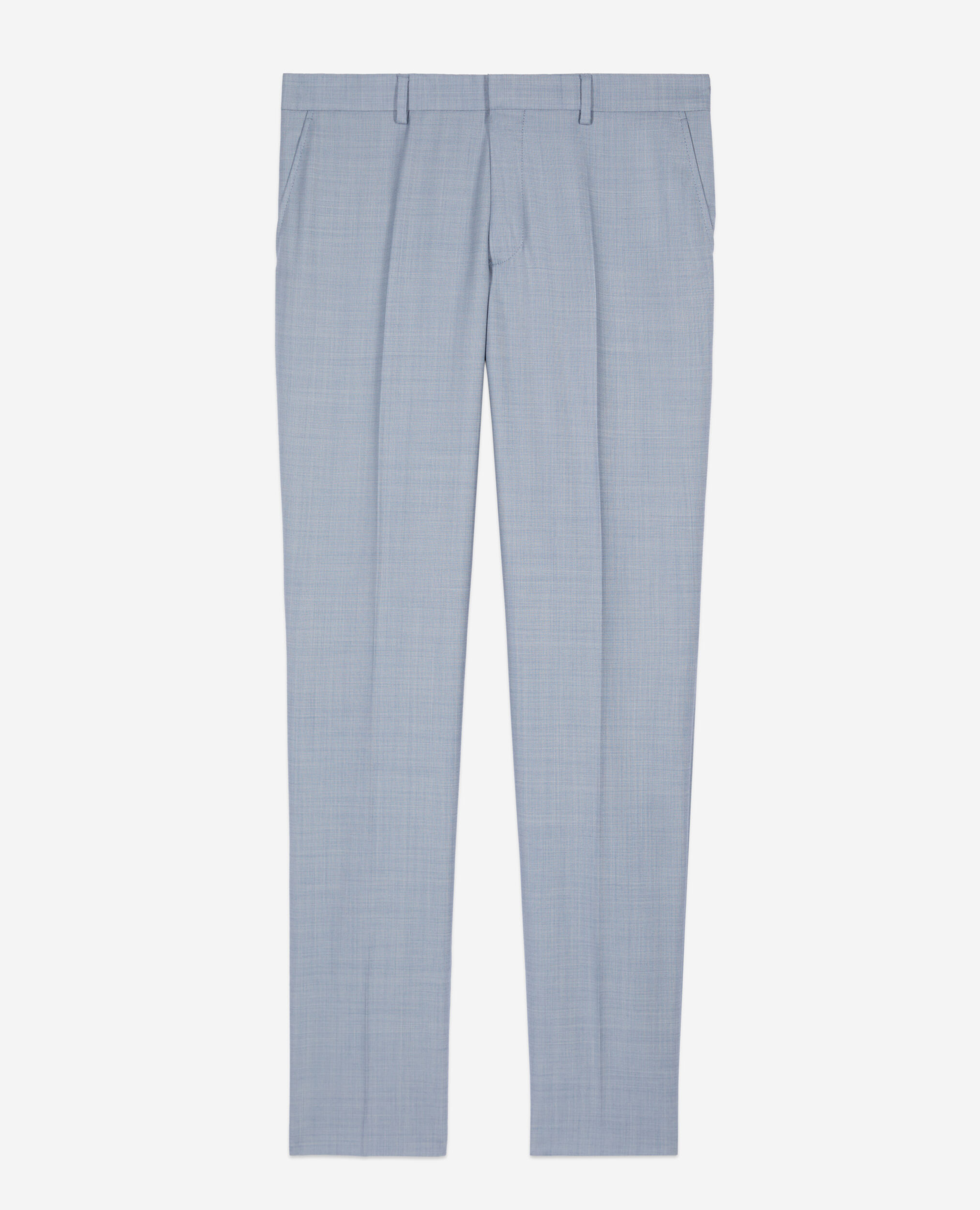 Pantalón traje azul claro lana, BLUE, hi-res image number null