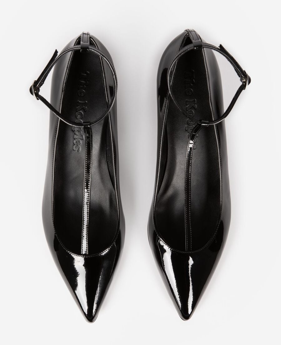 The Kooples F BLACK heeled pumps with black strap