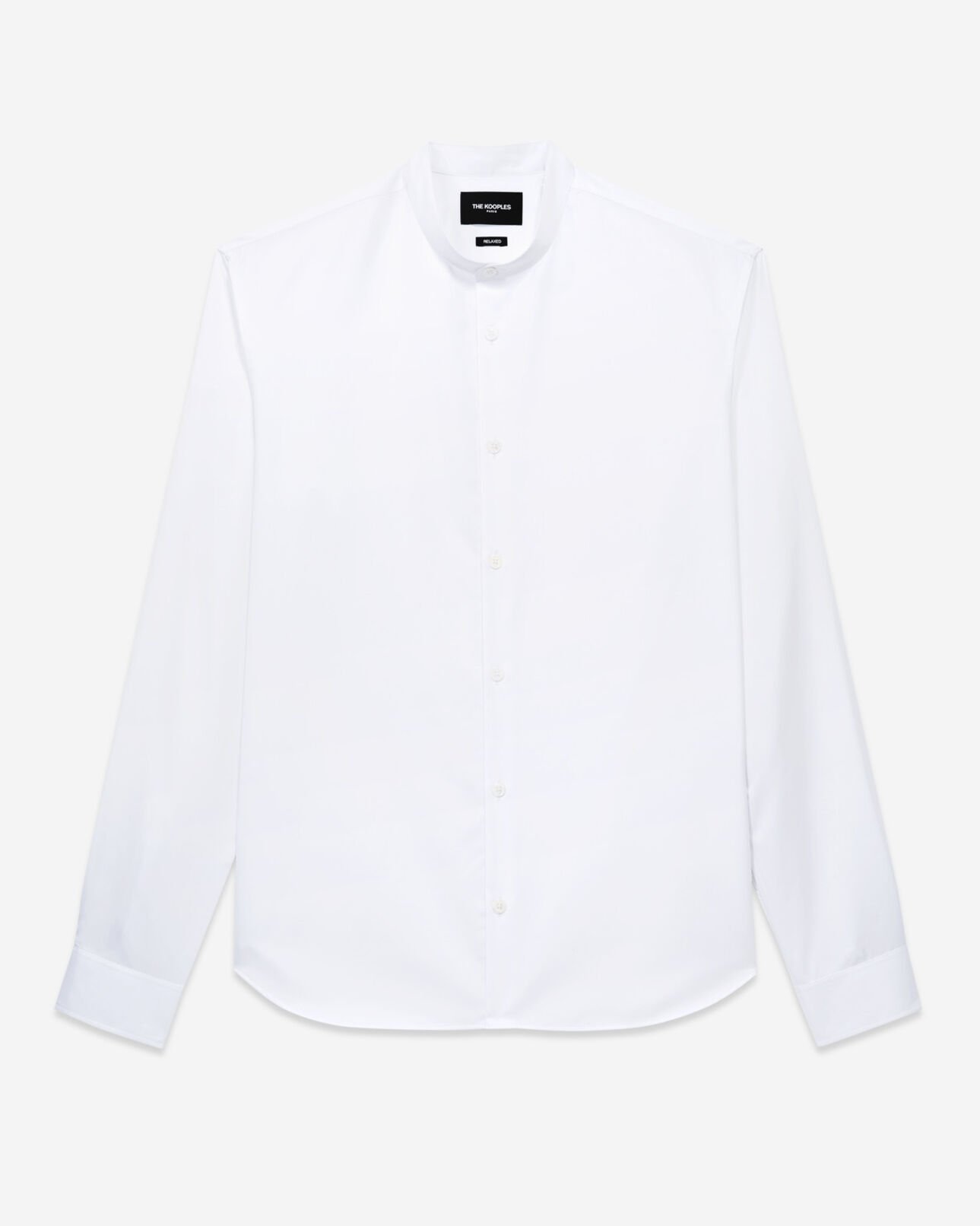 The Kooples HOMME WHITE chemise col officier