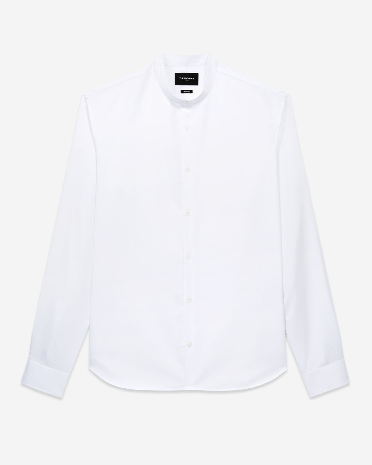 Chemise col officier, WHITE, hi-res image number null