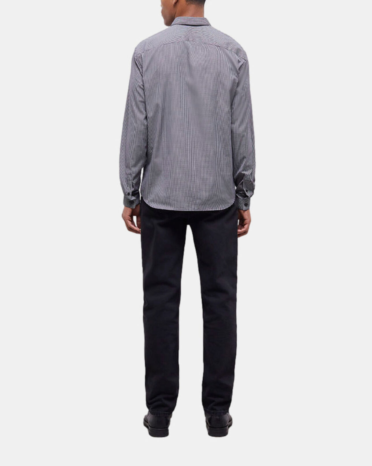 The Kooples MEN BLACK WHITE check shirt