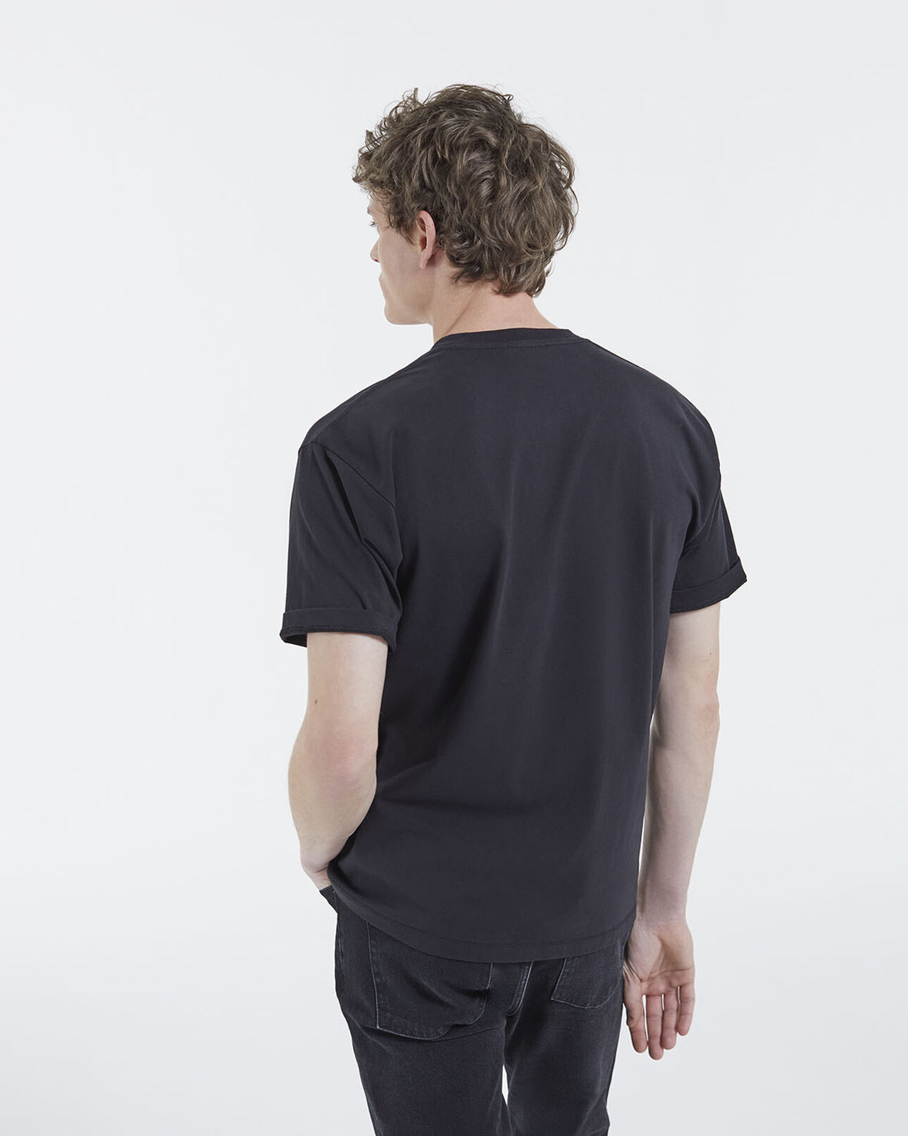 The Kooples HOMME BLACK t-shirt the kooples