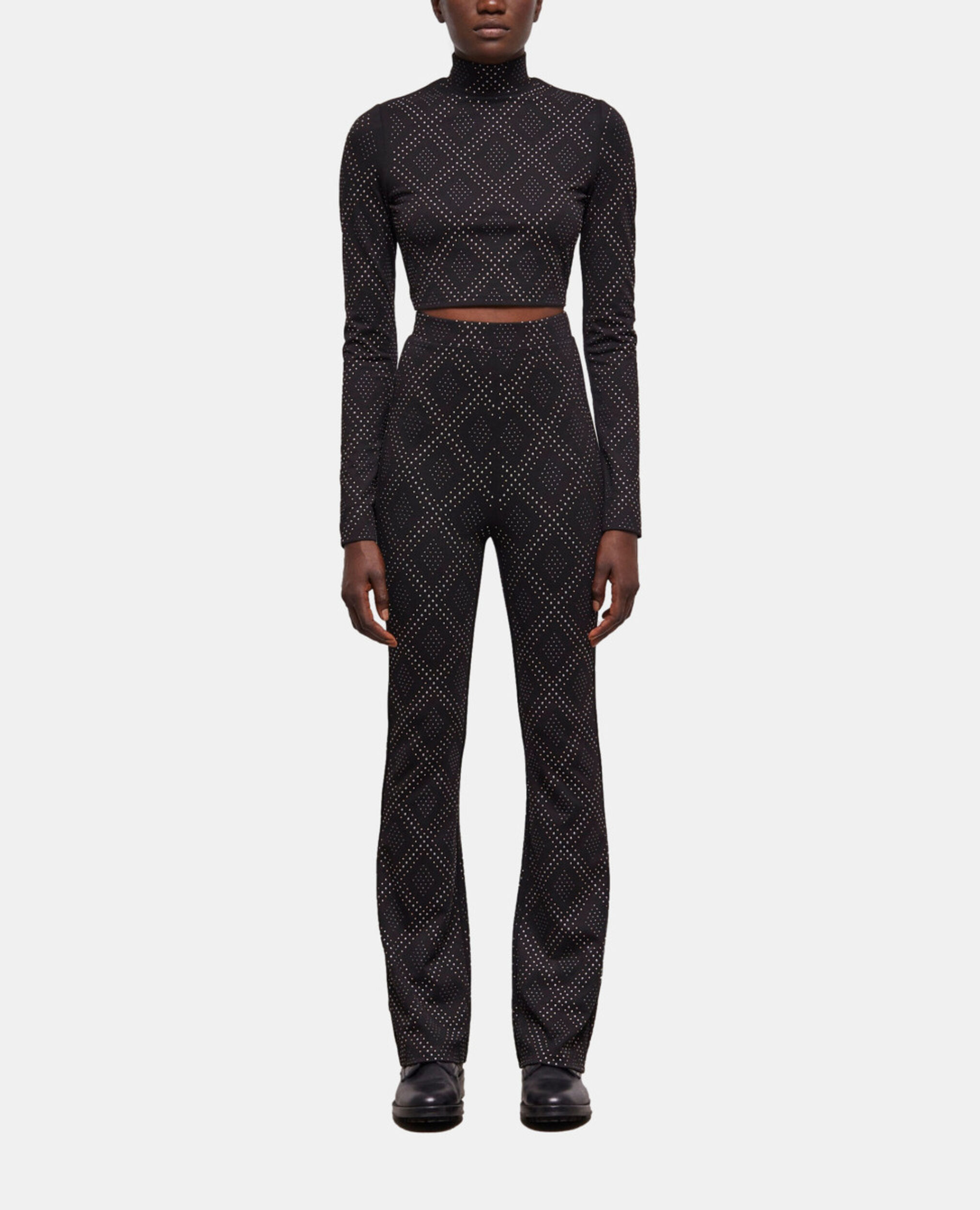 Top à strass noir, BLACK, hi-res image number null