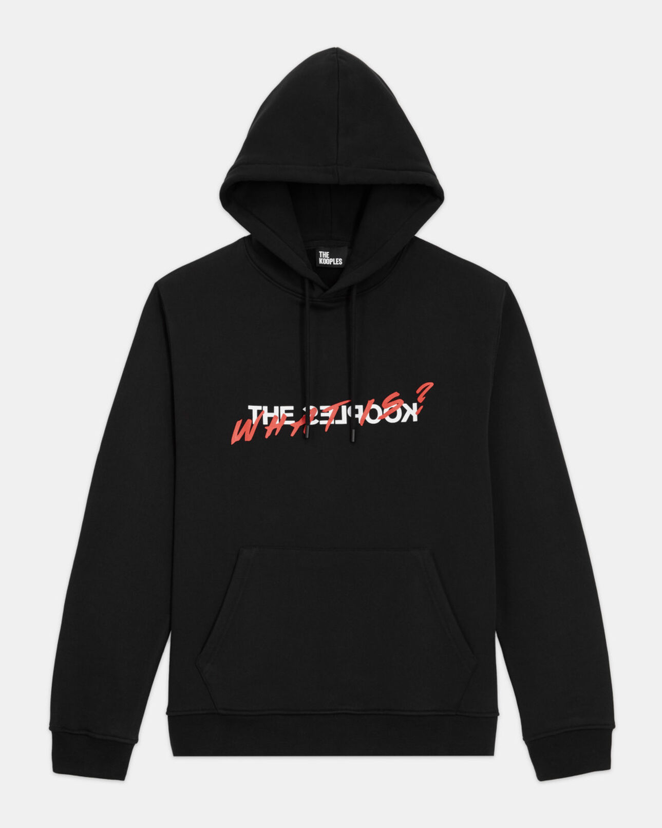The Kooples HERREN BLACK was ist ein schwarzer hoodie?