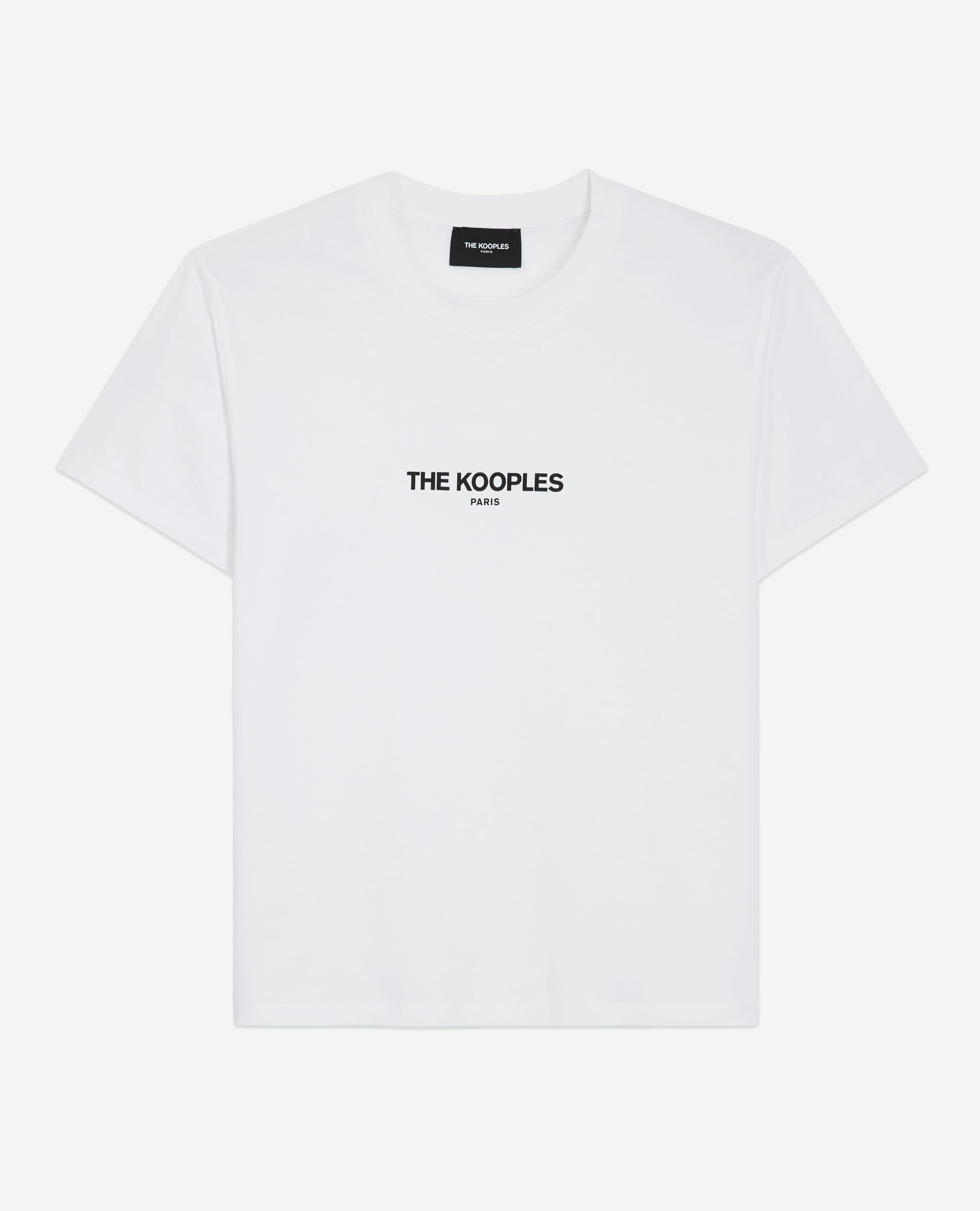 Weißes T-Shirt mit Logo für Damen, WHITE, hi-res image number null