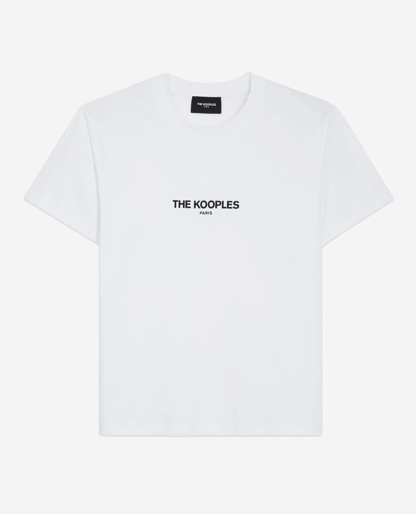 The Kooples FEMME WHITE t-shirt logo blanc