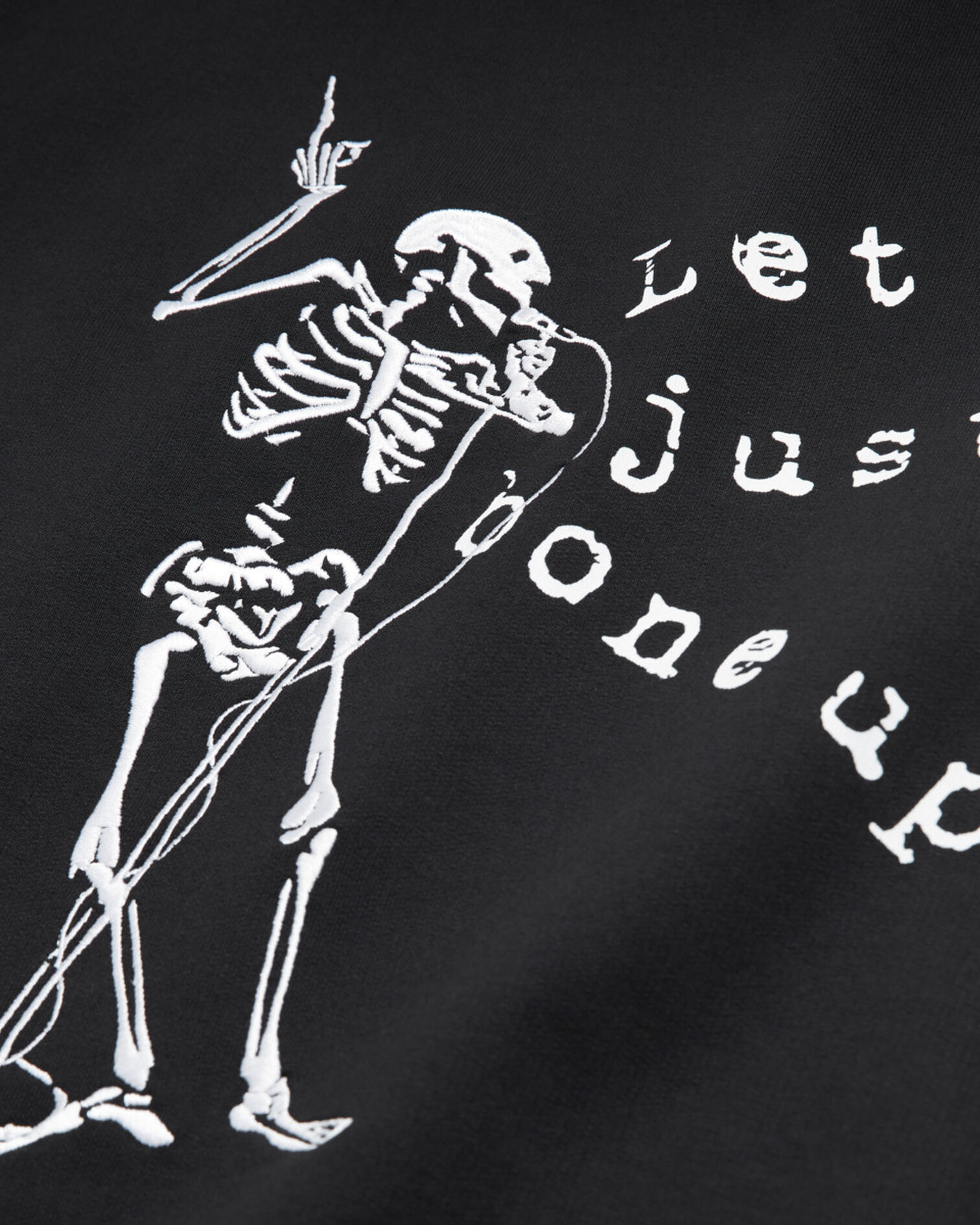 Black screen print sweatshirt, BLACK, hi-res image number null