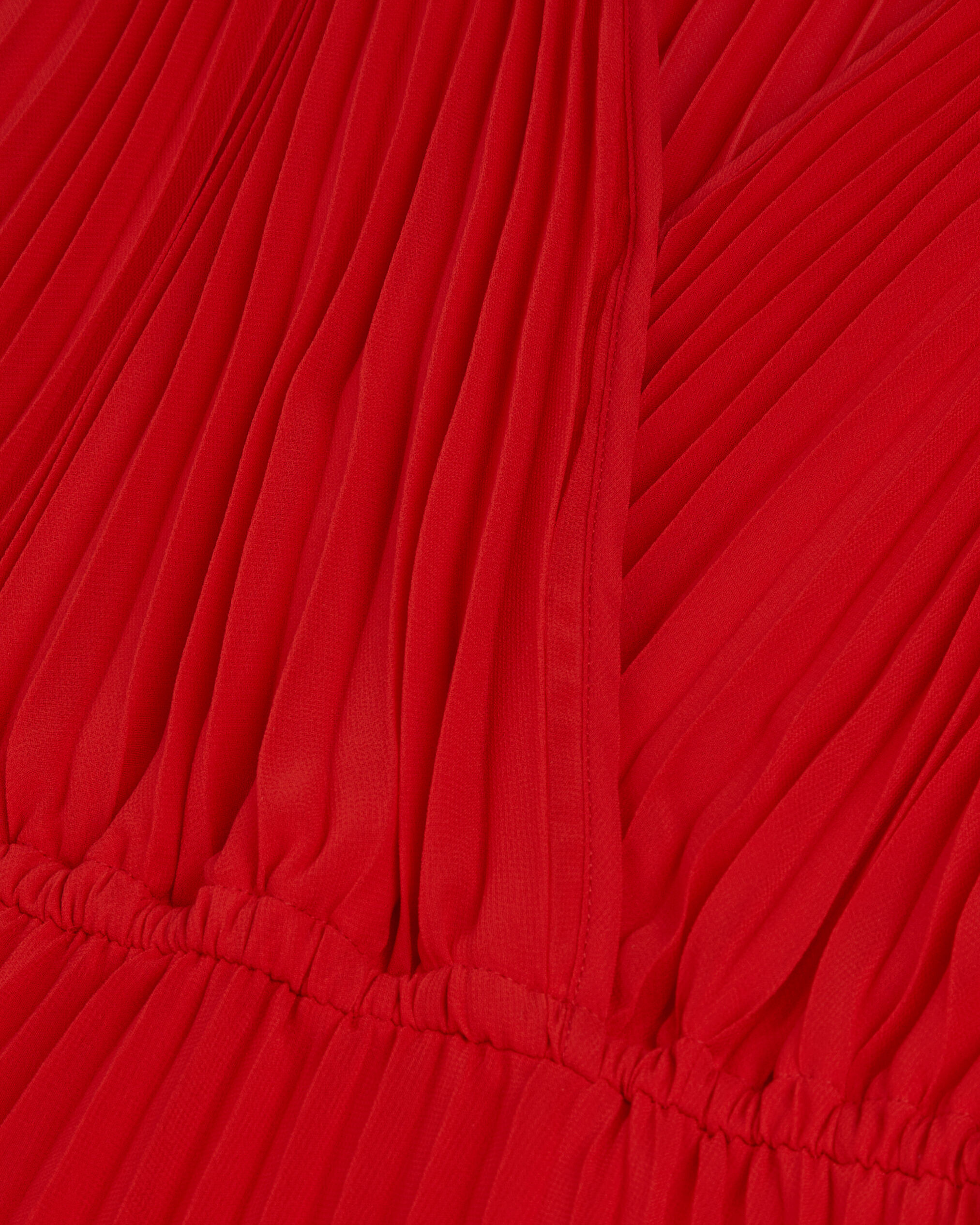 The kooples red pleated shirt dress outlet