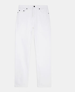 The Kooples H WHITE white straight-cut jeans