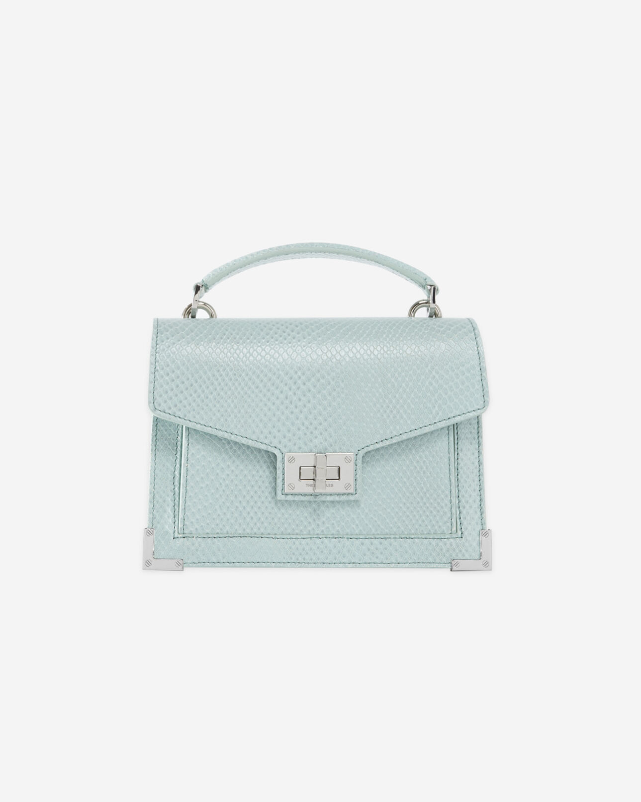 The Kooples FEMME GREEN sac emily small en cuir vert