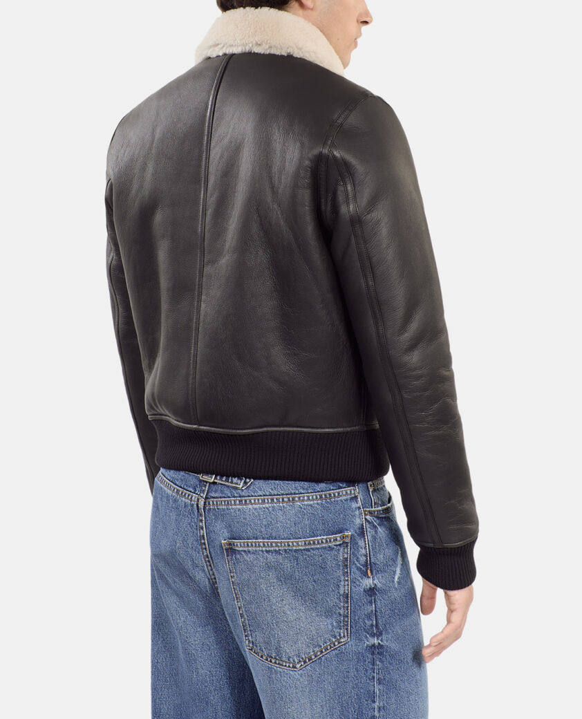 The Kooples HERREN BLACK kurzes, schwarzes modell aus wildleder