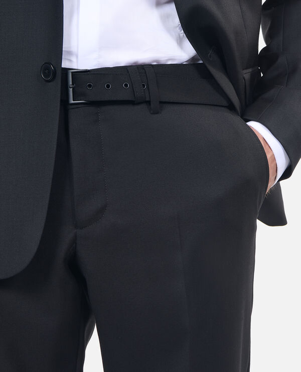 The Kooples HERREN BLACK schwarze anzughose aus wolle