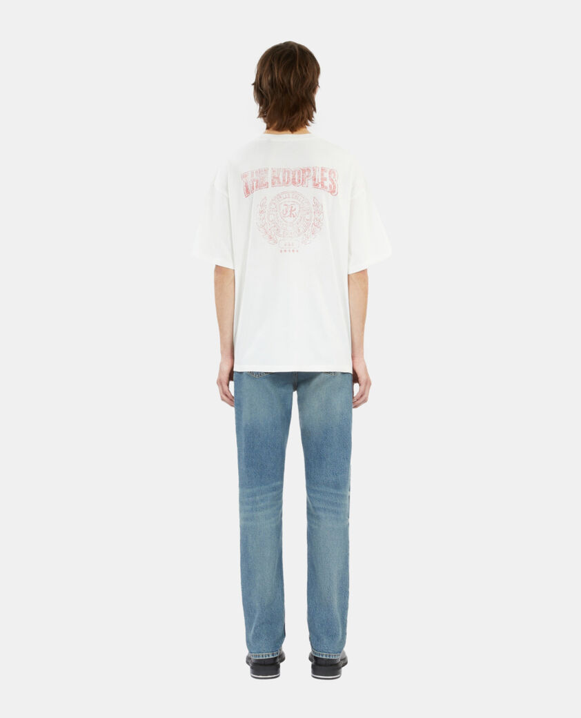 The Kooples HOMME ECRU t-shirt avec s&eacute;rigraphie &eacute;cru