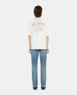 The Kooples HOMME ECRU t-shirt avec s&eacute;rigraphie &eacute;cru