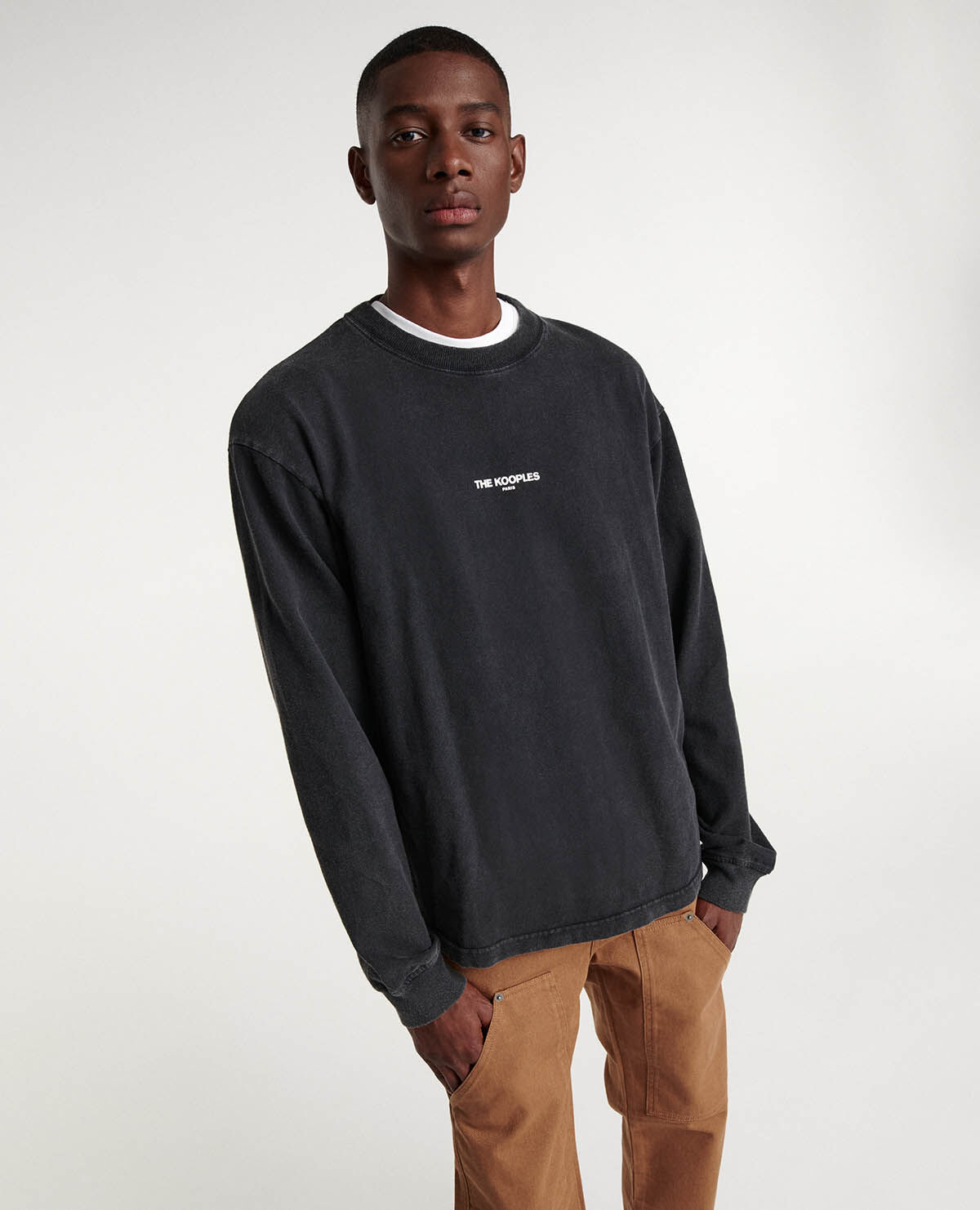 Tee shirt 2025 noir delavé