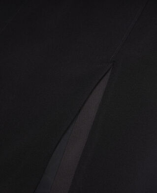 The Kooples WOMEN BLACK black midi pencil skirt
