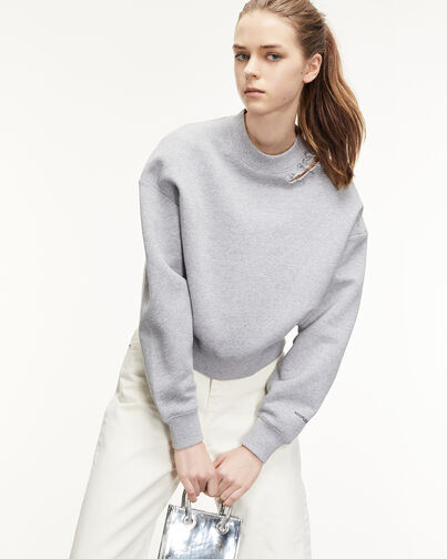 , LIGHT GREY MELANGE, hi-res image number null