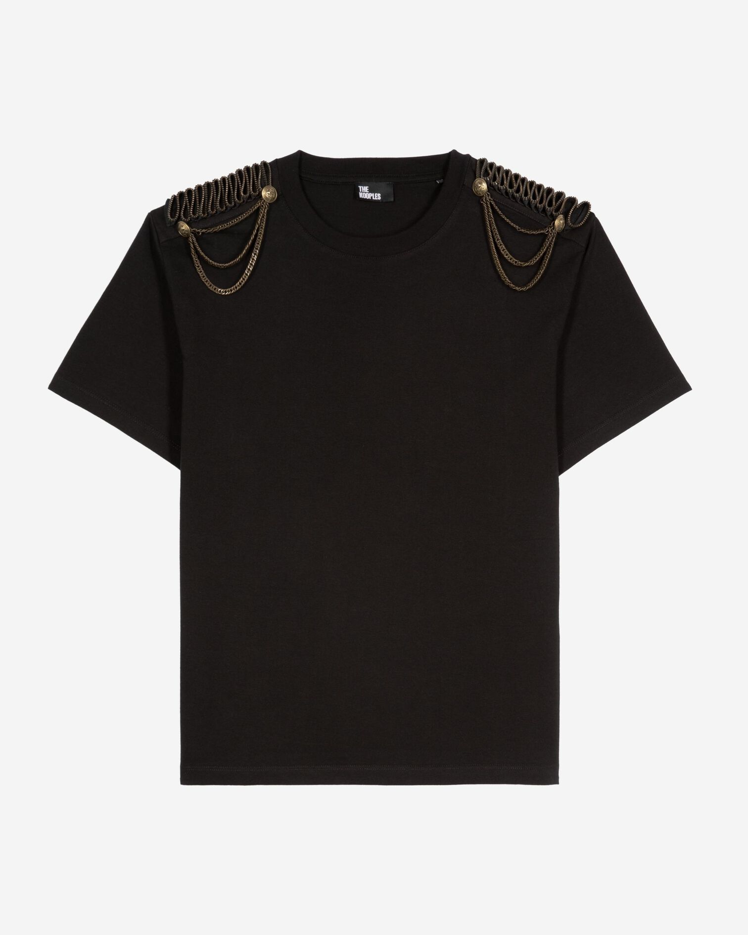 Camiseta de cadena negra, BLACK WASHED, hi-res image number null