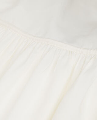 The Kooples WOMEN OFF WHITE ecru long summer dress with thin straps