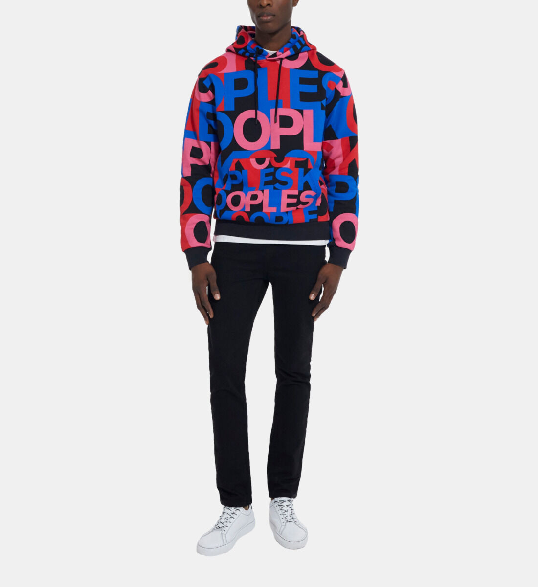 Nike swoosh on sale hoodie multicolor