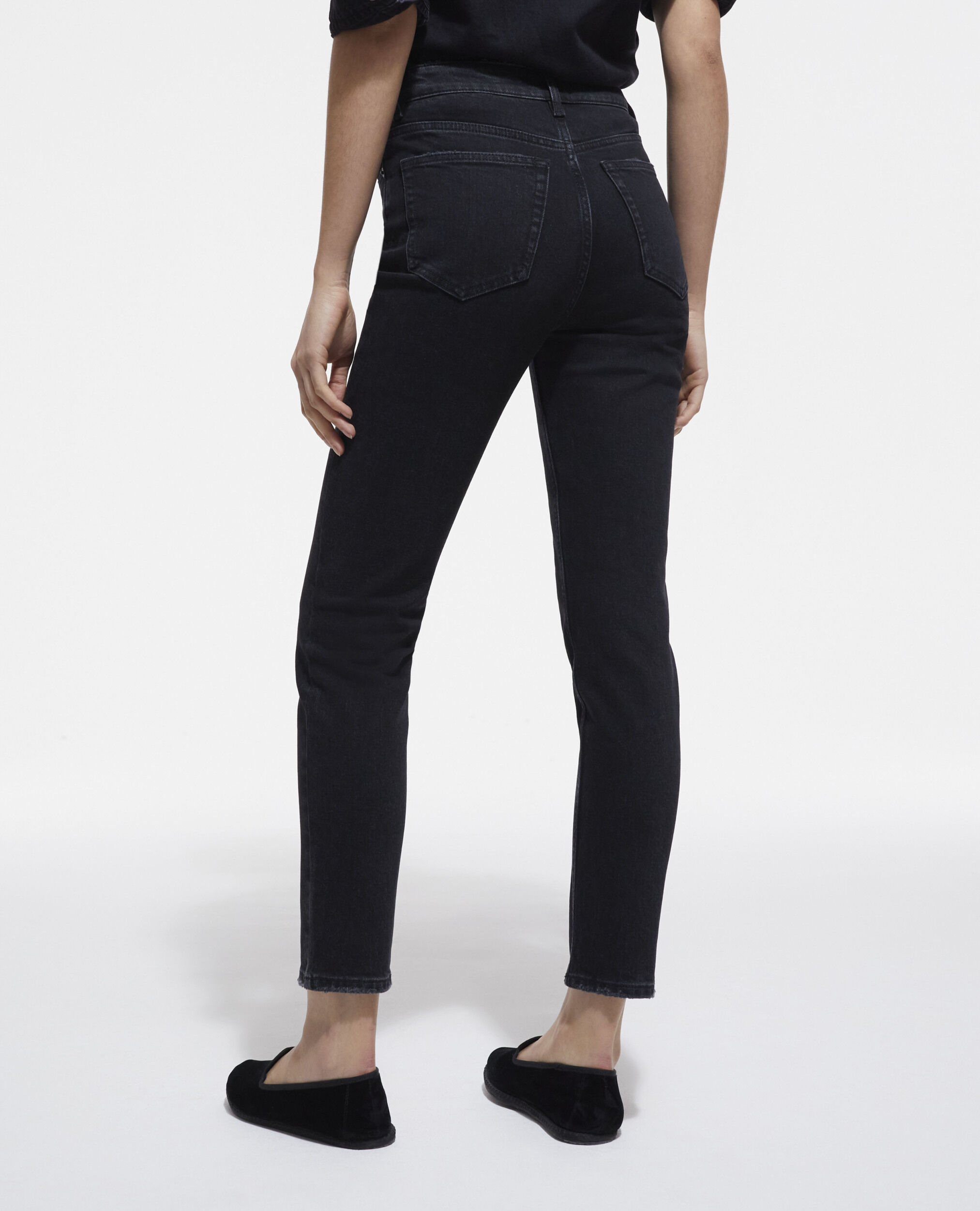 Black slim-fit jeans, BLACK WASHED, hi-res image number null