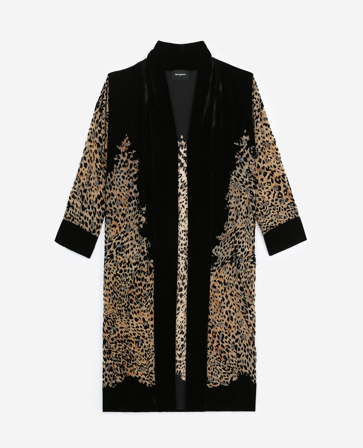Velvet kimono cardigan sale