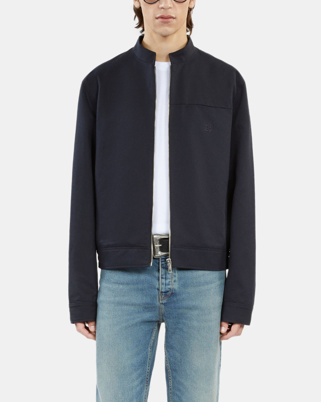 The Kooples MEN NAVY navy blue worker jacket