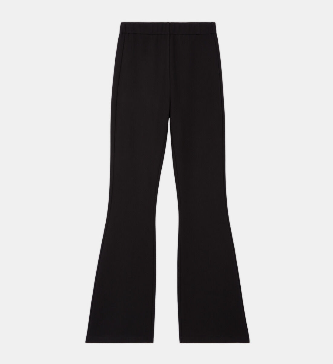 Flared pants black top