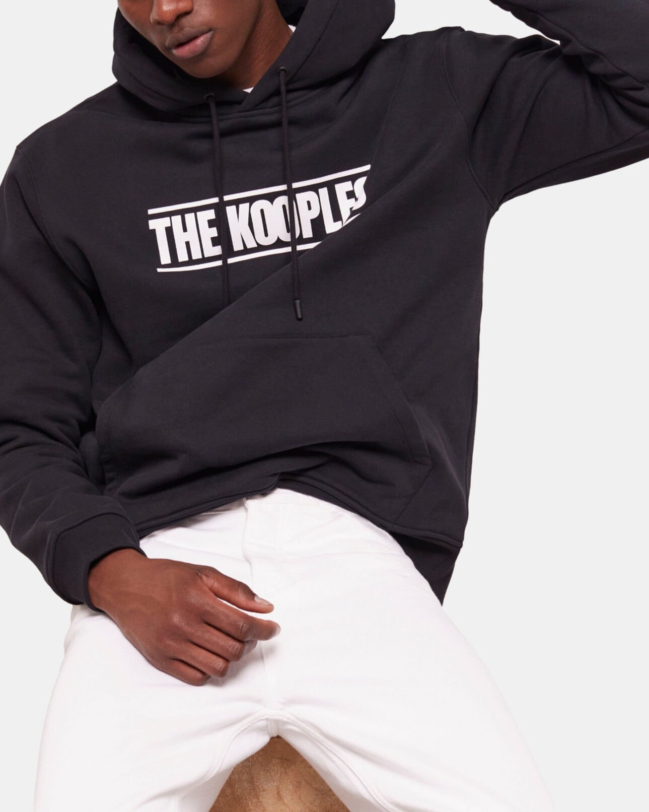 The Kooples HOMME BLACK sweatshirt logo the kooples noir