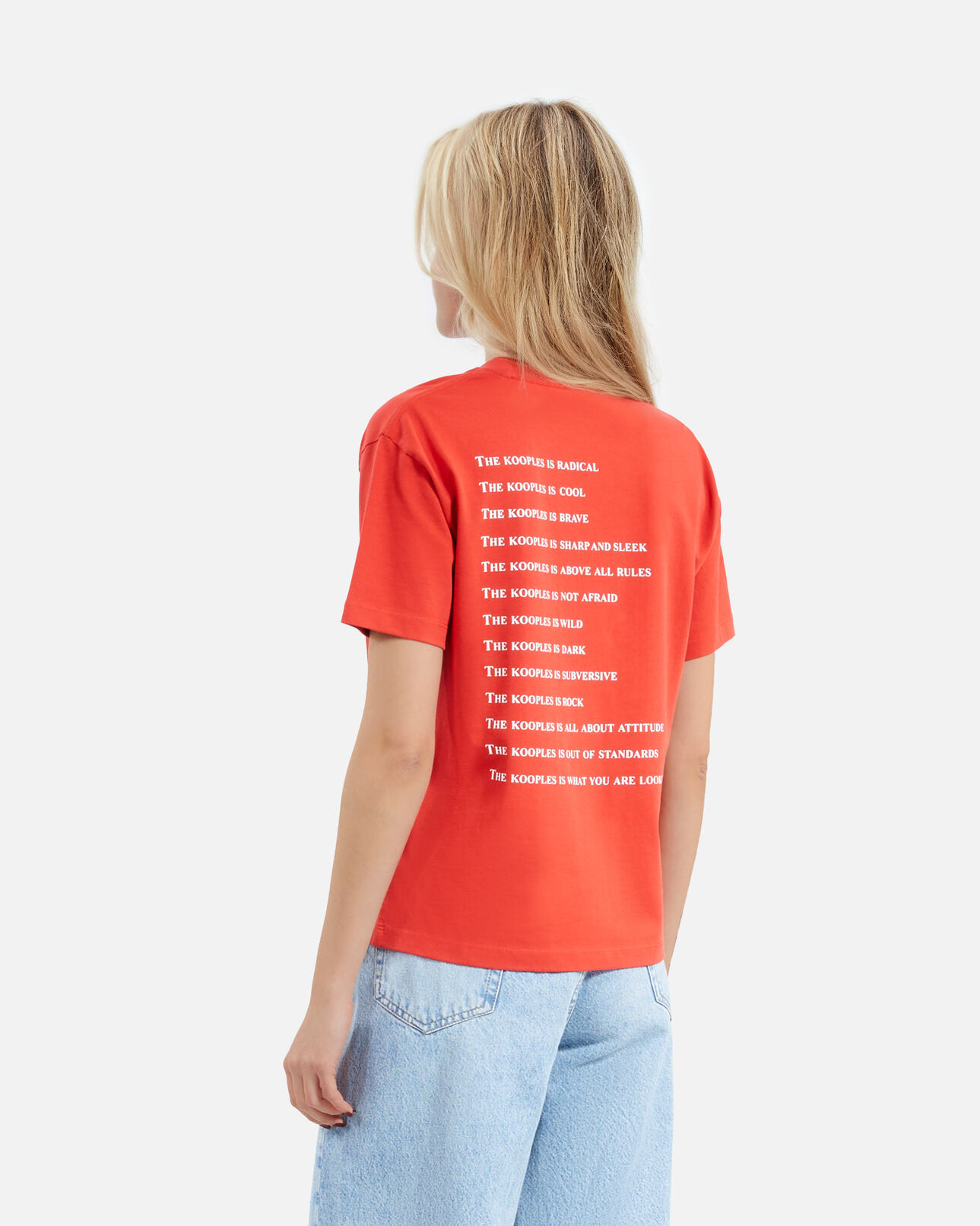 The Kooples WOMEN RED what is red t-shirt