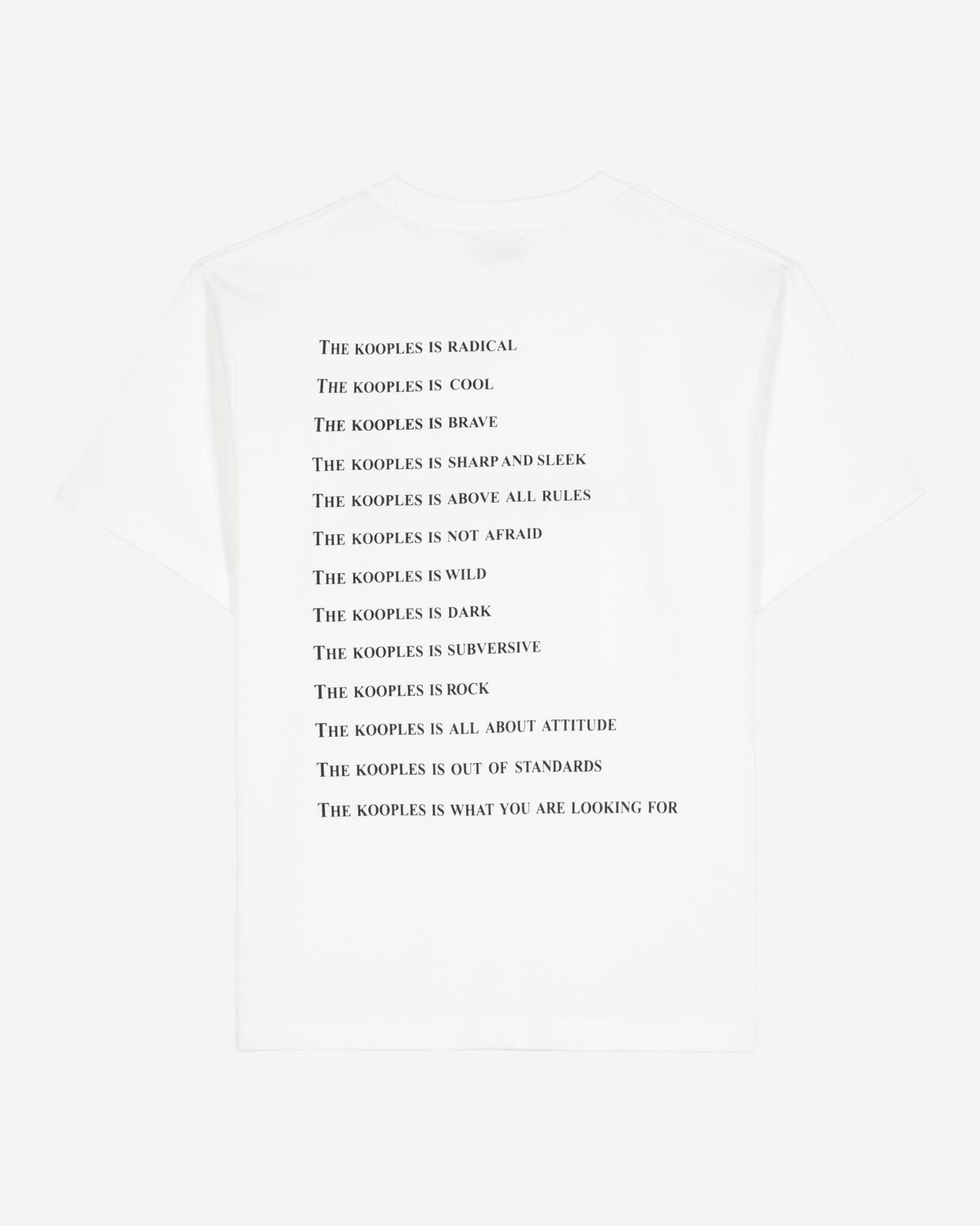 The Kooples F WHITE what is t-shirt with white beads